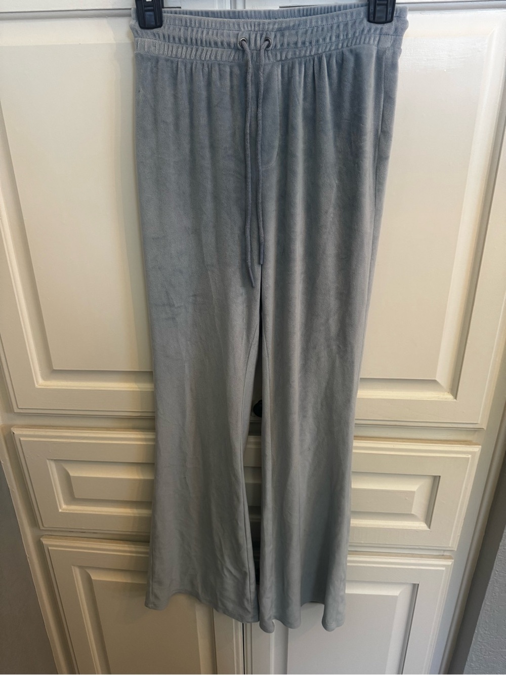 Derek Heart Light Gray Wide-Leg Lounge Pants